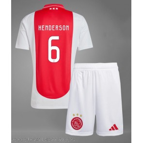 Ajax Jordan Henderson #6 Hjemmebanetrøje Børn 2024-25 Kortærmet (+ Korte bukser)